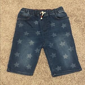 Mini Boden Starry Blue Kids Denim Shorts
